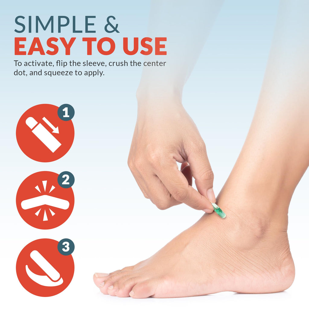 Epic Medical Supply Sting Relief Swab – Instant Mosquito Bite Relief & Bug Bite Relief – Max Strength Benzocaine & Menthol – 10 Disposable Swabs for Insect Bites, Bee Stings, Jellyfish & More