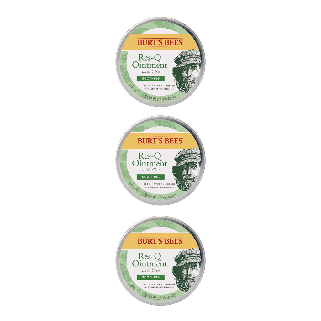 Buy now Burt's Bees 100% Natural Multipurpose Res-Q Ointment, 0.6 Oz - Pack of 3 (Package May Vary) at indiglob india