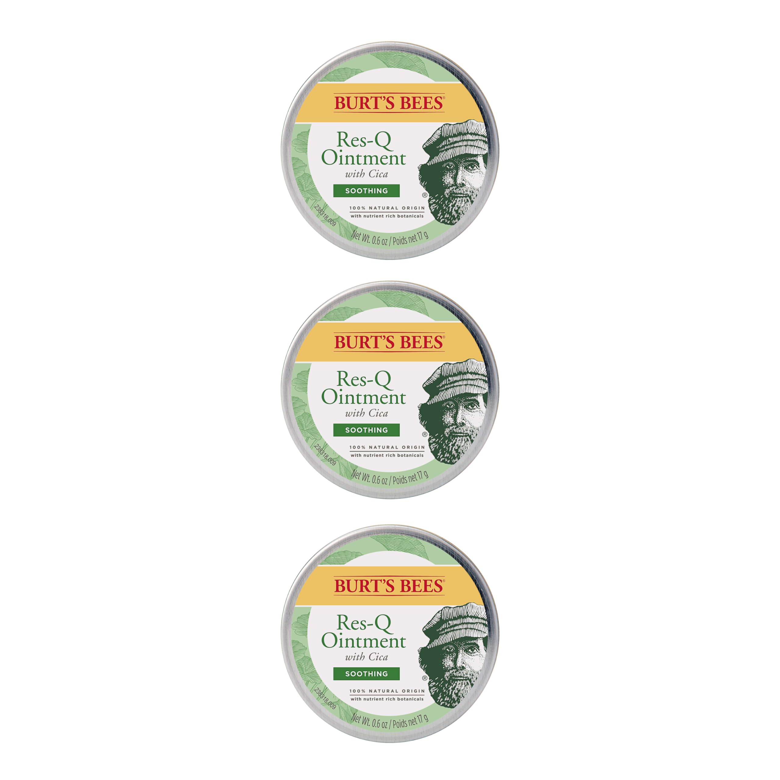 Buy now Burt's Bees 100% Natural Multipurpose Res-Q Ointment, 0.6 Oz - Pack of 3 (Package May Vary) at indiglob india