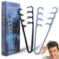 2 PCS Upgraded Texture Comb, Volumizing Root Lift Tool for Messy Natural Curly Hair, Wide Tooth Detangling Comb, Portable Hair Styling Tool, Ideal Gift for Kids Teens Family