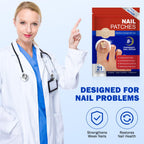 Nail Patches 21 PCS, Toenail Treatment Extra Strength 8-Hour Overnight Nail Fast Acting Repair Effortless Hydrogel Nail Care and Repair for Damaged Nails Overnight Renewal for Men and Women
