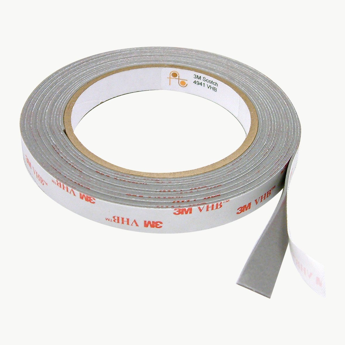 Buy now 3M 4941 VHB Double-Sided Acrylic Foam Tape, 45 mil, 0.5" x 5 Yards (Dark Grey) Default at indiglob india