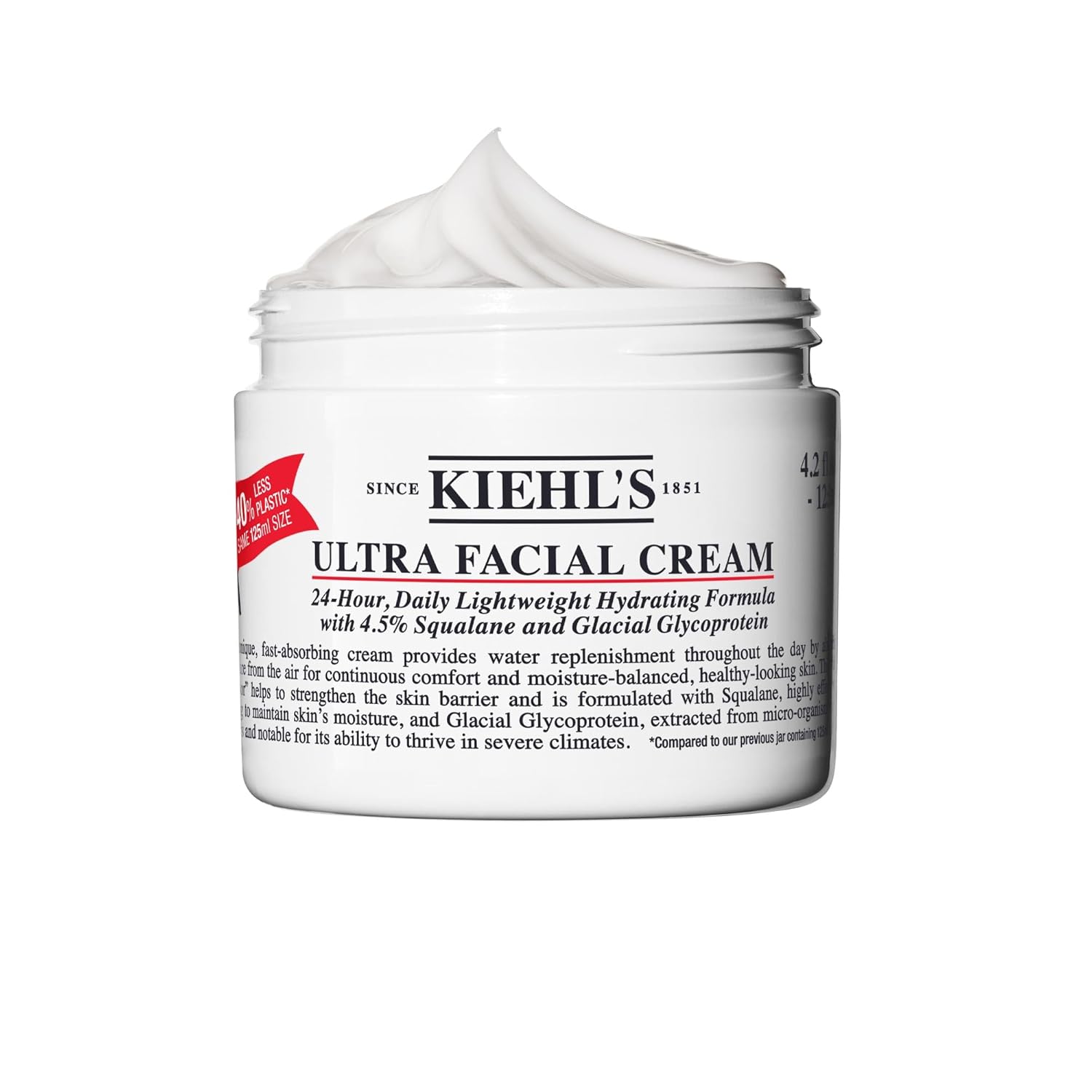 Buy now Kiehl's Ultra Facial Cream, with 4.5% Squalane to Strengthen Skin's Moisture Barrier, Skin Feels Softer and Smoother, Long-Lasting Hydration, Easy and Fast-Absorbing, Suitable for All Skin Types 4.2 Fl Oz (Pack of 1) at indiglob india