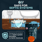 Toilet Guard Drop-In Tank Tablet (1 Tablet) | Up to 180-Day Performance | Helps Reduce Hard Water Marks, Rings & Mineral Buildup | Slow-Release Polyphosphate Formula | Bleach-Free
