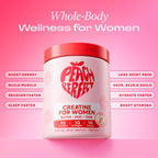 Peach Perfect Creatine for Women – Micronized Creatine Monohydrate Powder with BCAA & Collagen for Glute Strength Support, Boosts Energy, Focus, Strength, and Endurance – Pink Lemonade, 30 Servings