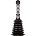 Buy now Master Plunger MPS4 Sink & Drain Plunger for Kitchen Sinks, Bathroom Sinks, Showers, and Bathtubs. Small and Strong Design with Large Bellows Commercial & Residential Use, Black Black at indiglob india