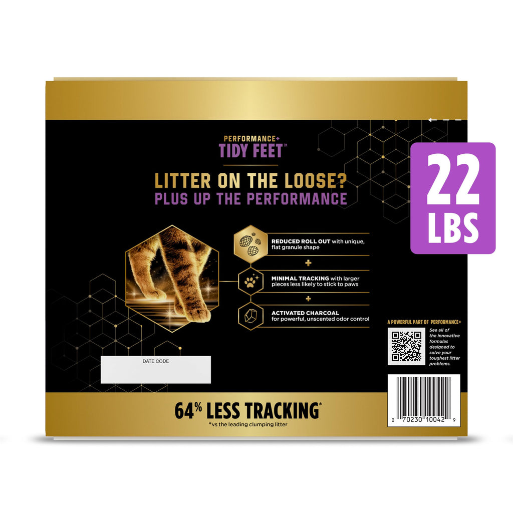 Purina Tidy Cats Performance Plus Tidy Feet Cat Litter, 22 lb. Box