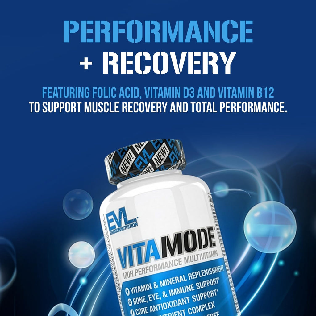 EVL Vitamode - Advanced Daily Men's Multivitamin - 60 Servings | Essential Minerals - Phytonutrient Complex - Active Mens Vitamins for Energy with Lycopene for Muscle Bone and Immune Support