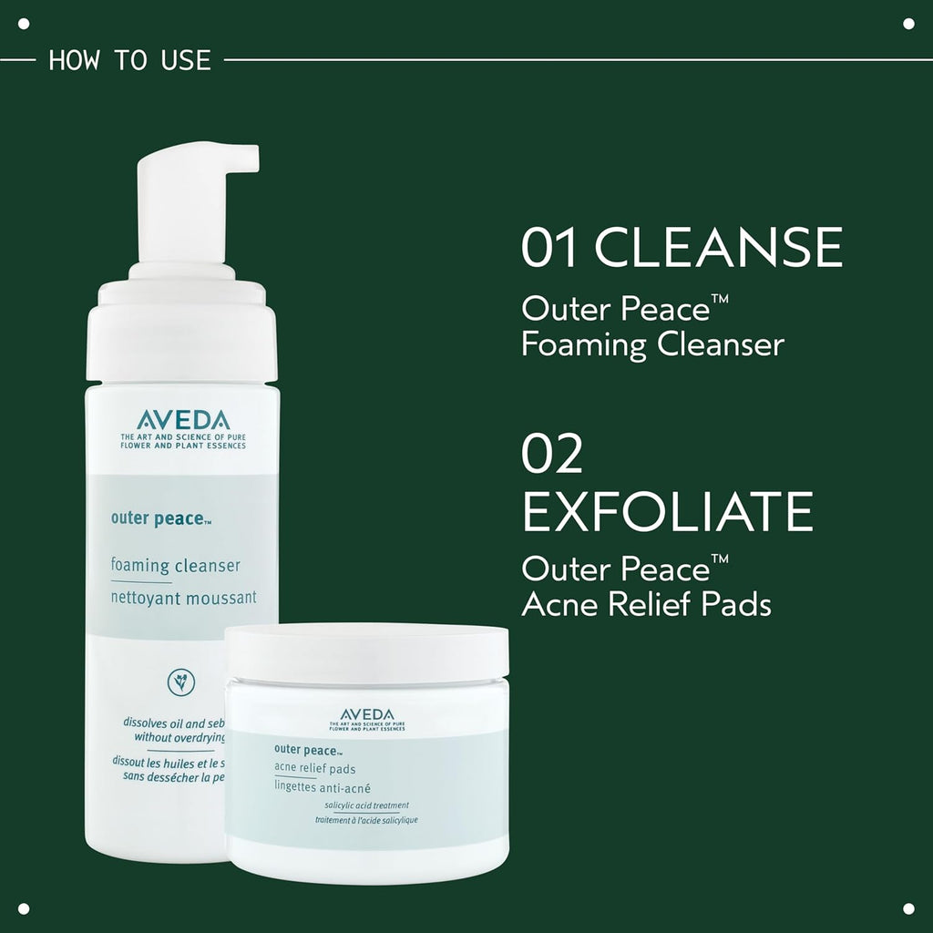 Buy now Aveda Outer Peace Foaming Cleanser | Daily Face Cleanser for Acne-Prone Skin | with Powerful Plant Extracts, 4.2 Fl Oz at indiglob india