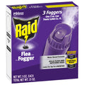 Raid Flea Fogger Plus Killer, Kills Fleas and Hatching Eggs, Lasts for up to 4 Months, Indoor Fogger, 3 Count (Pack of 3)