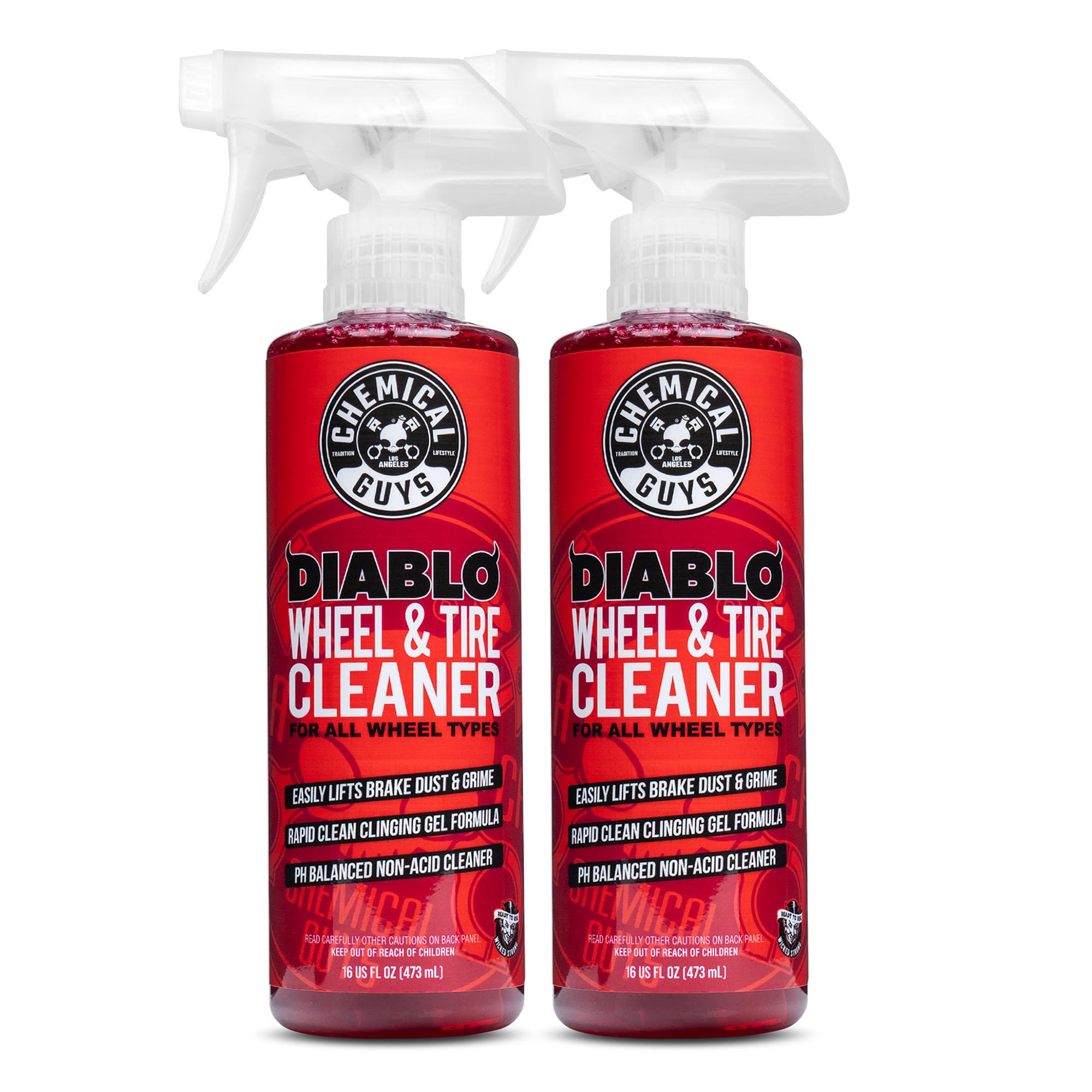 Buy now Chemical Guys Diablo Gel Oxygen Infused Foam Wheel & Rim Cleaner, Concentrated Car Wheel Cleaner Safe on All Finishes, Removes Brake Dust, Dirt, Grime, for Cars, Trucks, SUVs, Motorcycles & RVs, 16 oz Sprayable 2 Pack at indiglob india