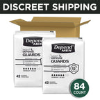 Depend Guards Incontinence Pads for Men, Overnight Absorbency, 84 Count