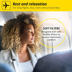 Buy now Alpine FlyFit - Earplugs for Pressure Relief & Preventing Ear Pain While Flying - Airplane Travel Essentials - Comfortable Reusable Hypoallergenic Earplugs with Ultra Soft Filter at indiglob india