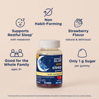 Mommy's Bliss Kids Sleep Support Melatonin Gummies, Strawberry Flavor 60ct