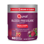 Qunol 3-in-1 Beet Roots Chews with CoQ10, Blood Pressure Support, 60ct | Supports Healthy Blood Circulation & Heart Healthy Energy, From the #1 Brand of CoQ10, Vegetarian, No Synthetic Dyes