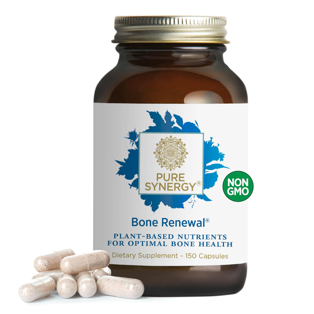 PURE SYNERGY Bone Renewal Bone Supplement (150 Capsules)