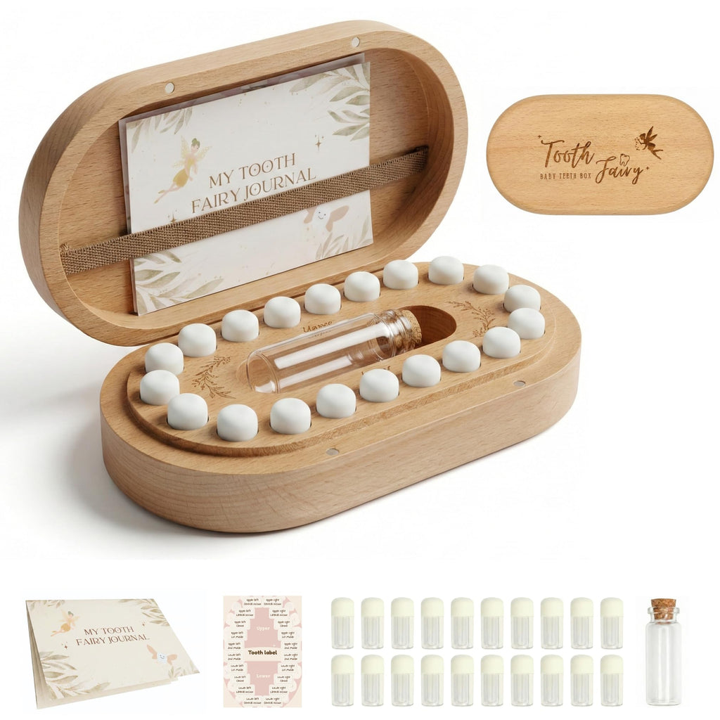 Tooth Fairy Tooth Holder, Baby Teeth Keepsake Box, Unisex