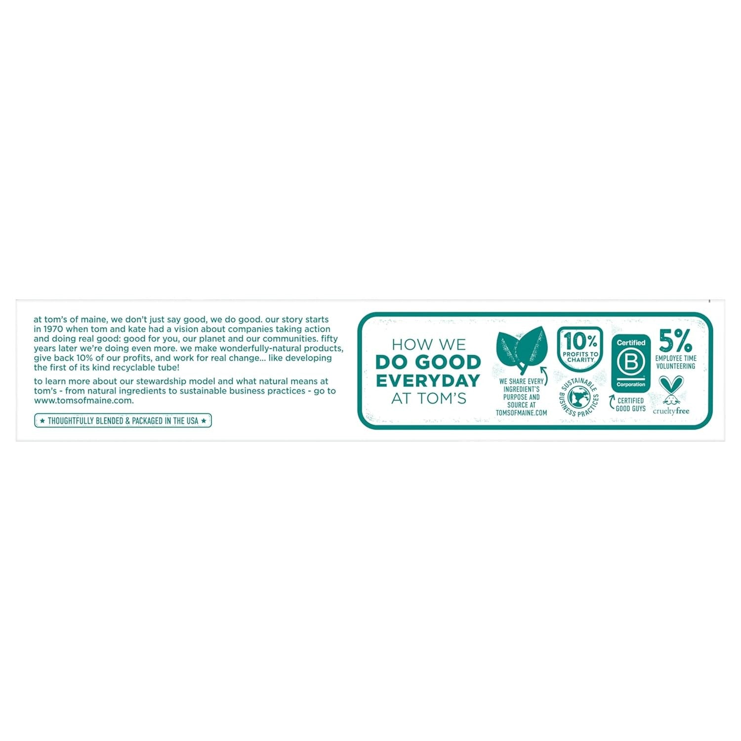 Buy now Tom's of Maine Fluoride-Free Antiplaque & Whitening Natural Toothpaste, Peppermint, 5.5 oz. (Pack of 2) at indiglob india