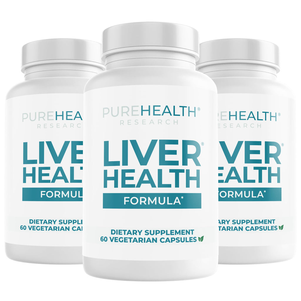 PUREHEALTH RESEARCH Liver Health – Liver Cleanse Detox & Repair Supplement | Liver Support with Milk Thistle, Turmeric Powder, Dandelion, Artichoke, Beet Root, Ginger, L Cysteine HCL - 60 Capsules