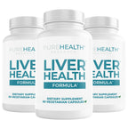 PUREHEALTH RESEARCH Liver Health – Liver Cleanse Detox & Repair Supplement | Liver Support with Milk Thistle, Turmeric Powder, Dandelion, Artichoke, Beet Root, Ginger, L Cysteine HCL - 60 Capsules