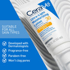 CeraVe Ultra-Light Moisturizing Lotion SPF 30, Sunscreen for Face, 1.7oz | Skin Care, Face Moisturizer, Hyaluronic Acid, Sunscreen Lotion, Facial Moisturizer, Oil Free, Matte Finish, Ceramides