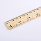 12 Pack 12 Inch/30 cm Wood Rulers Dual Scale Student School Ruler