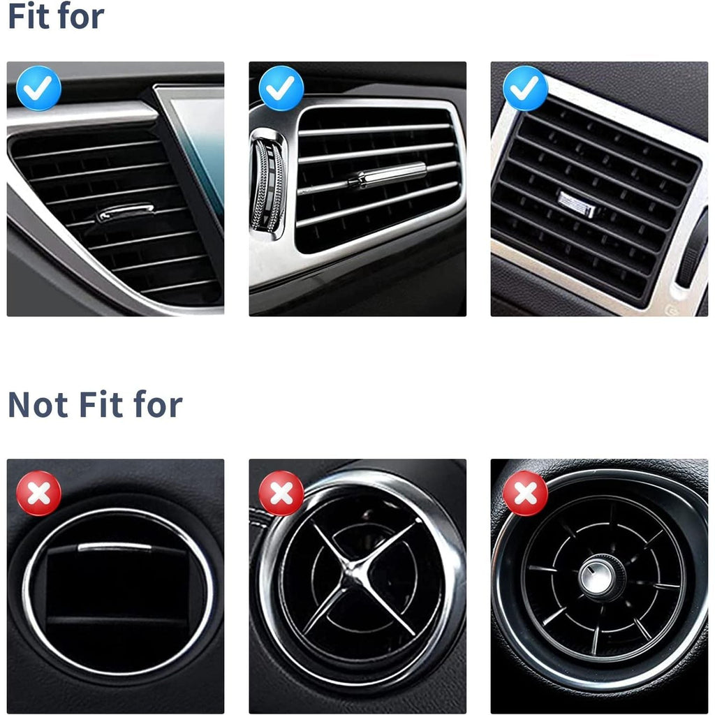 Buy now INSAUTO Bling Car Vent Outlet Trim,Bling Car Accessories for Women and Girls,10Pcs Rhinestone Car Air Conditioner Vent Decoration Strip(White) at indiglob india