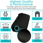 Vive Premium Crutch Pads & Hand Grips - Comfortable, Breathable