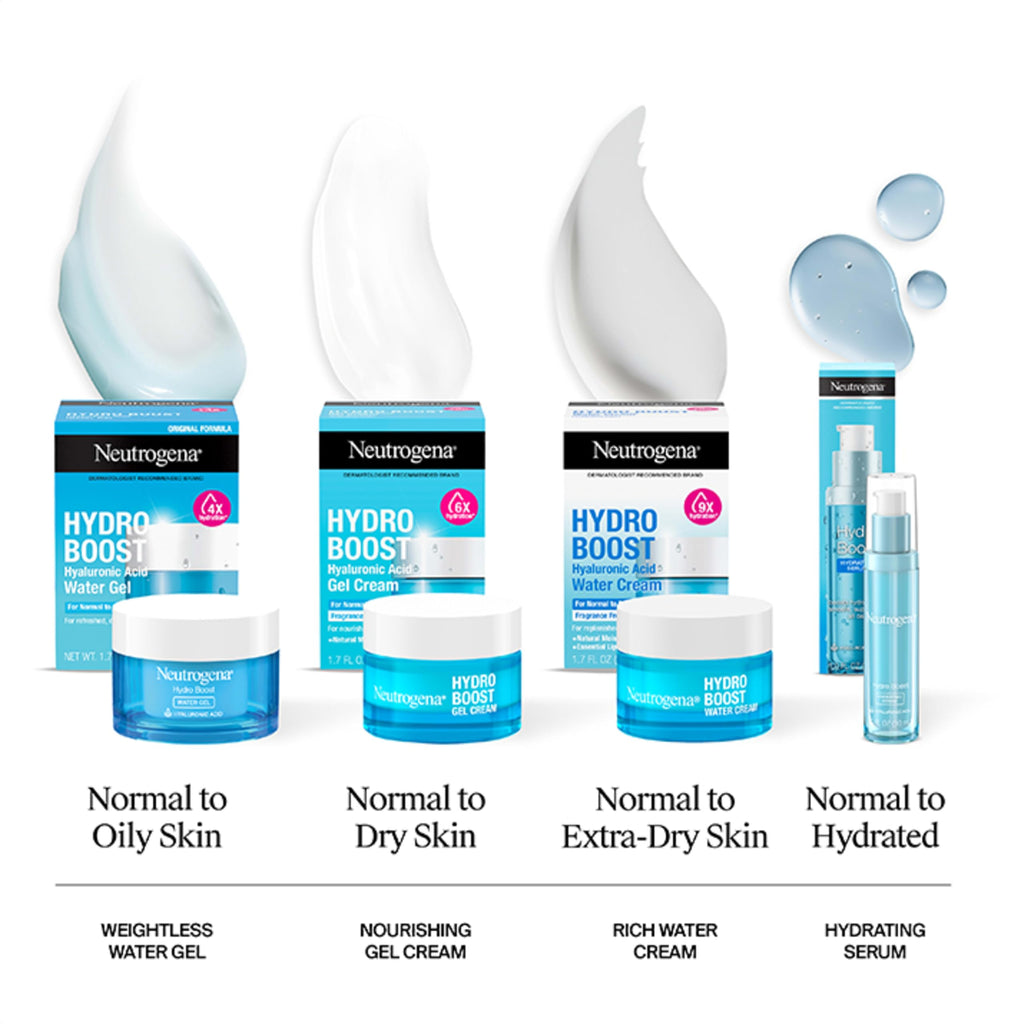 Neutrogena Hydro Boost Hydrating Serum with Hyaluronic Acid, 1 fl. oz | Purified Hyaluronic Acid, for Lightweight, Smooth and Supple Skin, Oil-Free, Non-Comedogenic