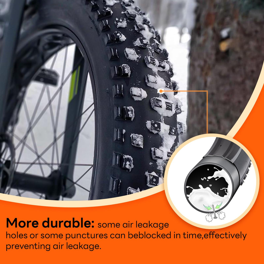 2-PCS 20x4 Self-Sealing Fat Bike Tubes 20x4.0 Puncture Resistant Tubes