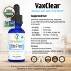 Dr. Green Mom Organic VaxClear with Metal Mend, Herbal Heavy Metal Detox Drops for Kids and Infants with Chlorella, Turmeric, Cilantro and Milk Thistle to Cleanse and Support Immune Response