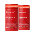 HumanN Cholesterol Health Daily Capsules, Lipid, & Liver Support, 60 Ct | Aged Black Garlic & Citrus Bergamot Extract, Clinically Studied Ingredients, Non-GMO, Once Daily, For Adults, Made in USA