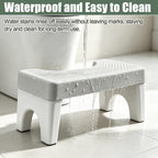 6.7'' Toilet Stool, Poop Stools Adults, Squatting Potty Stool Gray