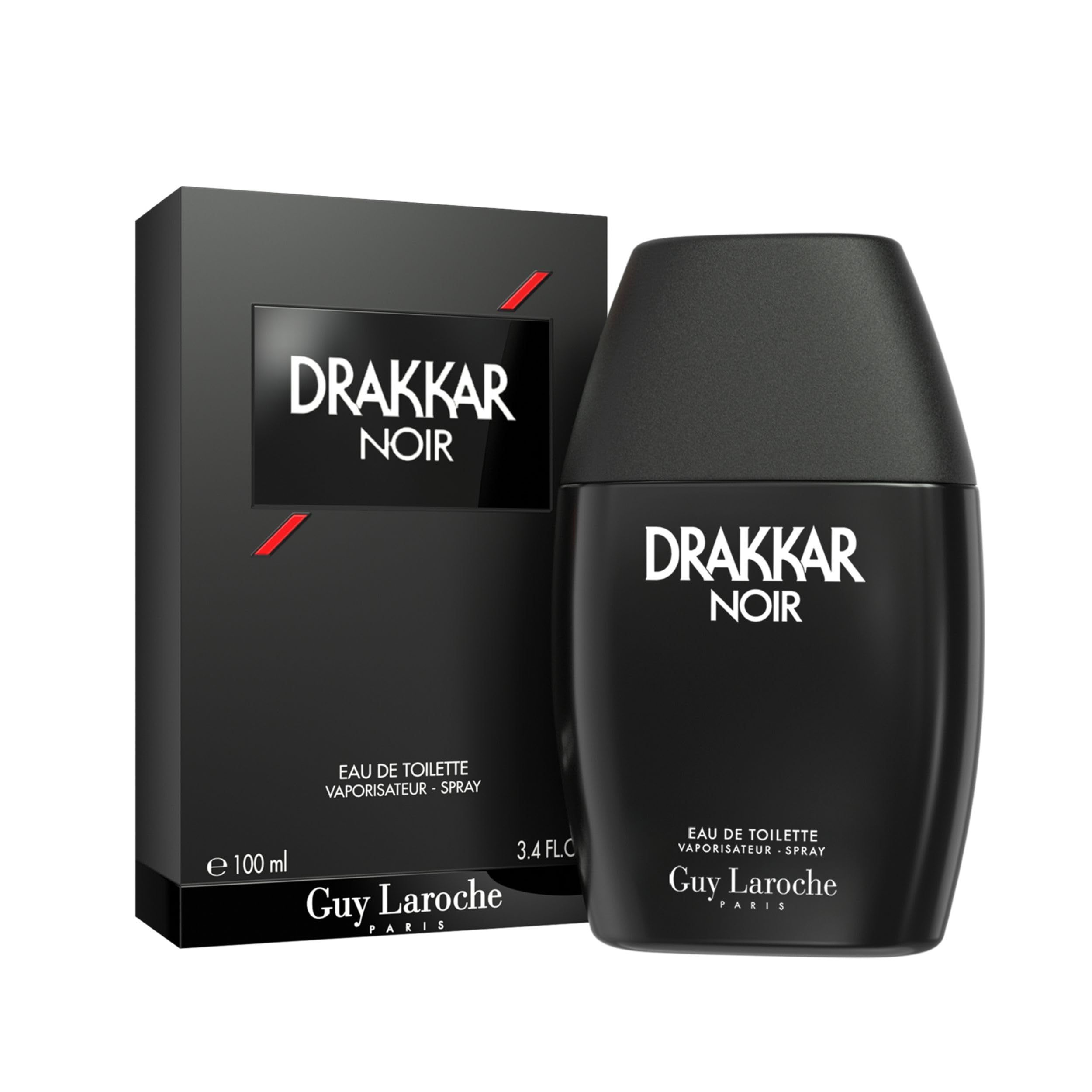 Drakkar Noir By Guy Laroche - Iconic Designer Fragrance - Intense & Powerful Eau de Toilette - Fougere Blend & Aromatic Spices - Long Lasting Mens Cologne - Day and Evening Scent