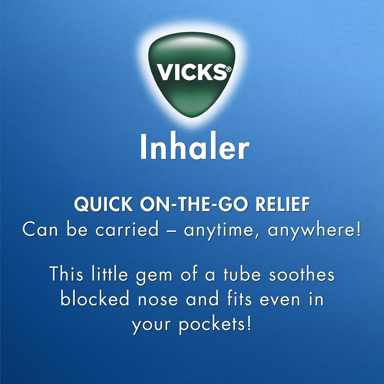 Buy now KRUM Vicks Inhaler, Portable Nasal Inhaler, Non-Medicated, Soothing Vapors to Breathe Easy, Menthol Scent, 2 Inhalers at indiglob india