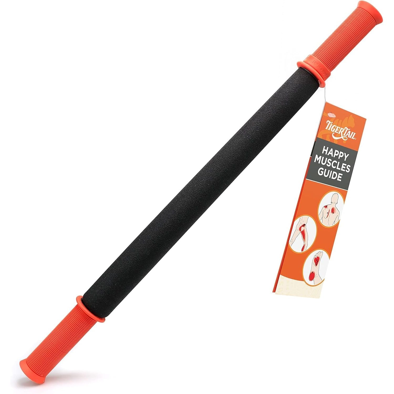 Buy now Tiger Tail 18in Massage Stick Portable Roller, Handheld, Deep Tissue Foam Roller, Body Massage and Myofascial Release Tool for Legs, Neck, Calves, Thighs, Shins & Back, The Original 18, Made in USA 22" Plus Happy Muscles eBook at indiglob india