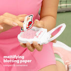 The Crème Shop Hello Kitty Mattifying Blotting Paper with Mirror and Puff