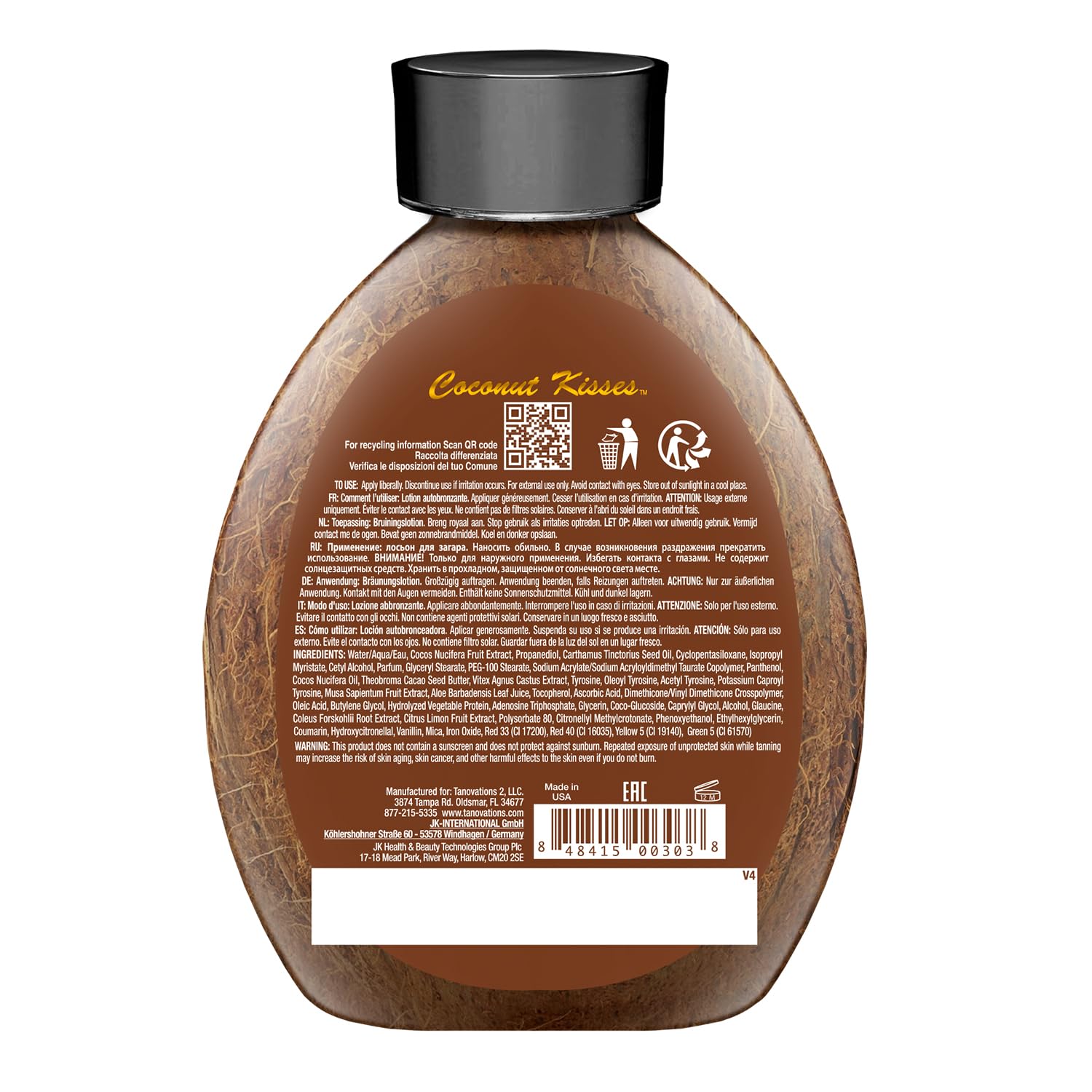Buy now Ed Hardy Coconut Kisses Golden Tanning Lotion Cruelty Free, Gluten Free, Mineral Oil Free, DHA Free for All skin type, 13.5oz at indiglob india