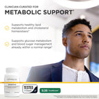 Integrative Therapeutics® Berberine - 1000–1500 mg Daily - Berberine HCL Supplement for Metabolic Support* - Gluten-Free & Vegan Supplements for Men & Women - 60 Capsules