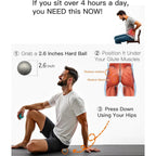 Buy now Plantar Fasciitis Relief Massage Ball â€“ Lacrosse Ball, Foot Massage Roller & Myofascial Release Ball for Foot Pain, Trigger Point Therapy, Hard Ball for Deep Tissue & Fascia Massage at indiglob india