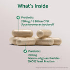 Buy now Jarrow Formulas Saccharomyces Boulardii Probiotics + MOS 5 Billion CFU Probiotic Yeast for Intestinal Health Support, Gut Health Supplements for Women and Men, 90 Veggie Capsules, 90 Day Supply at indiglob india