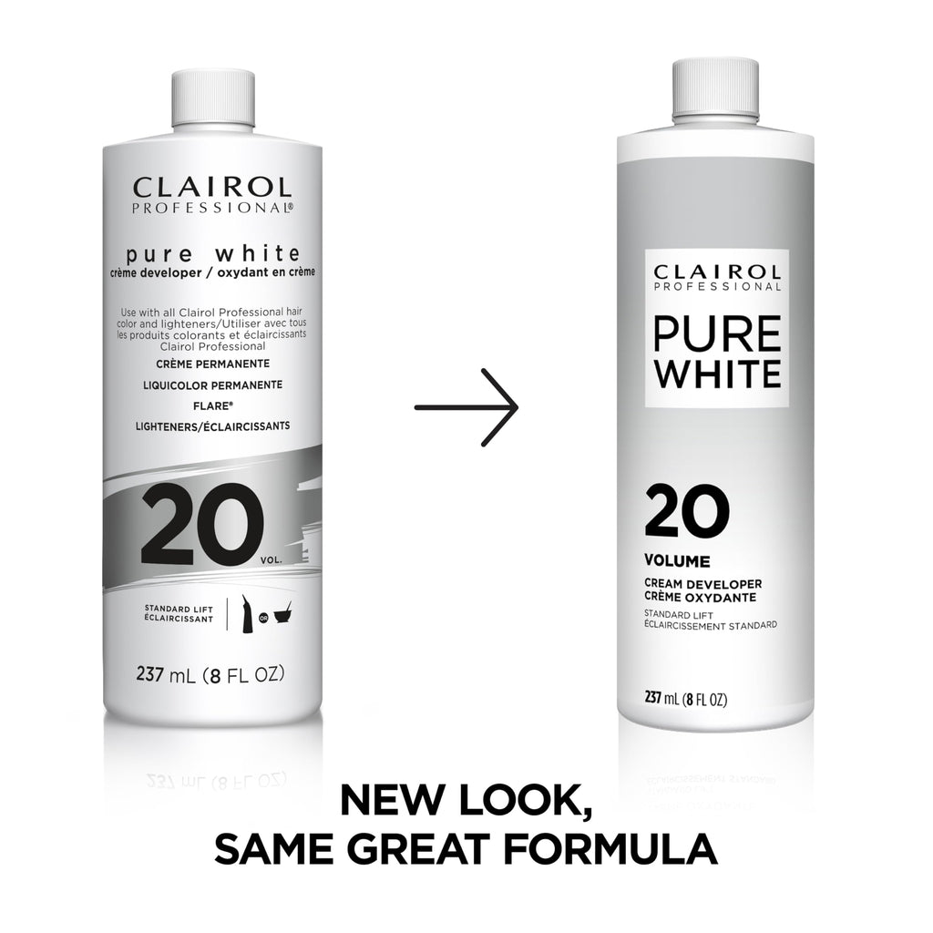 Clairol Professional Pure White 20 Volume Hair Developers | For Lightening & Gray Coverage