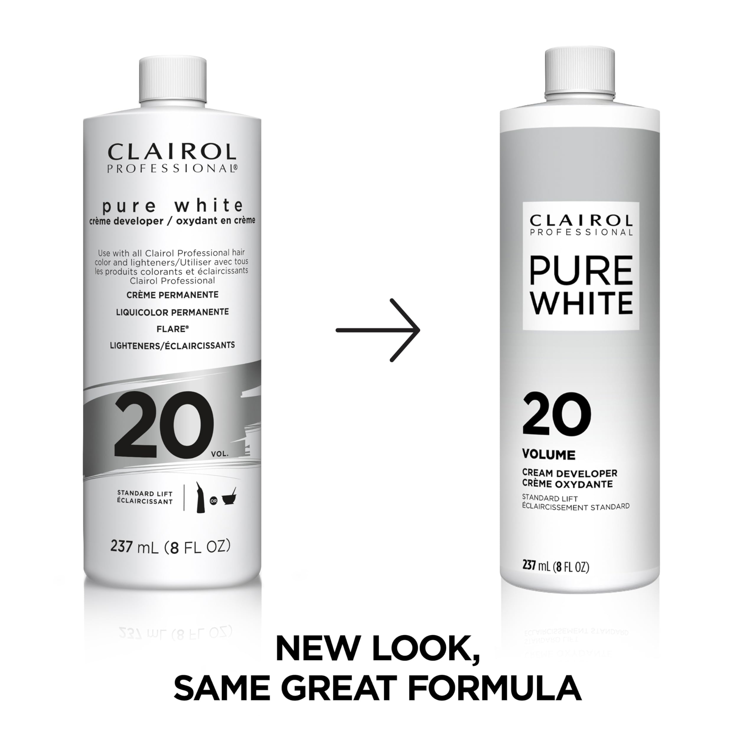 Clairol Professional Pure White 20 Volume Hair Developers | For Lightening & Gray Coverage