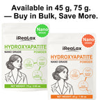 100% Pure Nano Hydroxyapatite Powder 45g (1.59 oz) | Nano Grade unflavored Hydroxyapatite Crystals for Teeth | DIY Formulations | nanohydroxyapatite Bulk