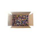 The Beadery Bonanza 5LB of Mixed Craft Beads, Sizes, Plastic, Round, Multicolor