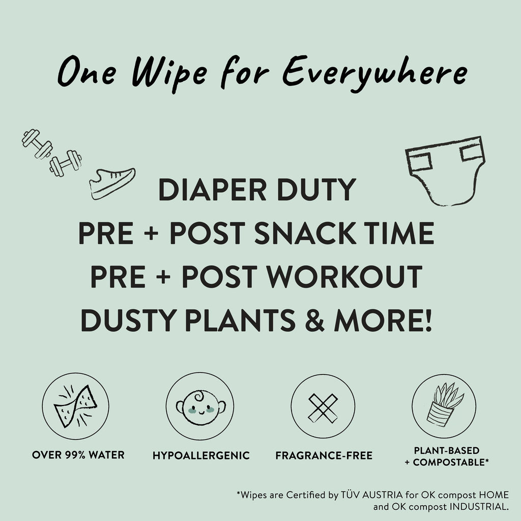 Buy now The Honest Company Hypoallergenic Multi-Use Baby Wipes for Sensitive Baby Skin Rainbow 60 Count at indiglob india