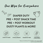 Buy now The Honest Company Hypoallergenic Multi-Use Baby Wipes for Sensitive Baby Skin Rainbow 60 Count at indiglob india