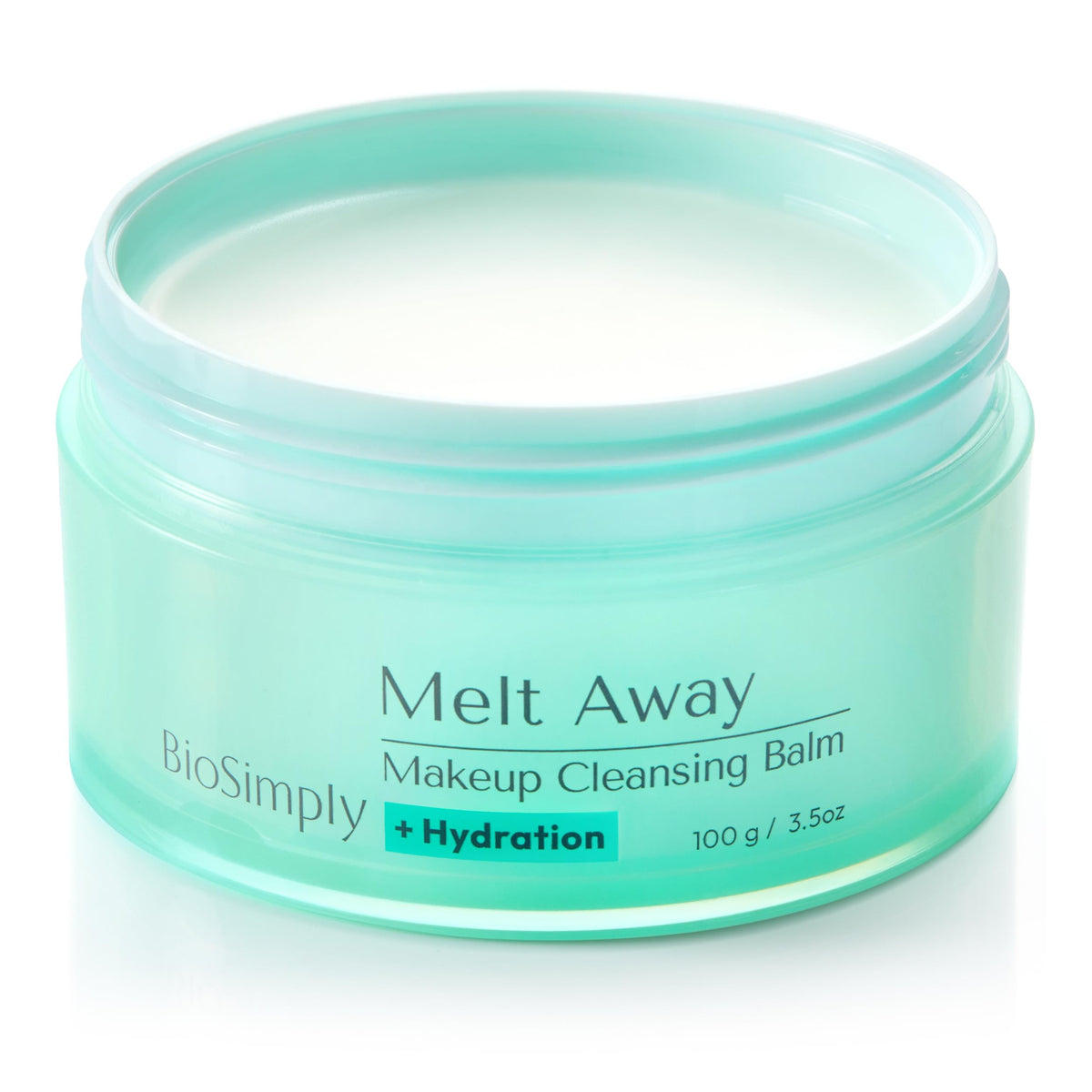BioSimply Cleansing Balm Makeup Remover, Melts Away Waterproof Makeup & Sunscreen, Hydrating Face Cleanser with Hyaluronic Acid & Ceramide NP, All Skin Types, Cruelty-Free, 3.5 oz / 100 g