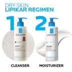 La Roche-Posay Lipikar Moisturizing Body Lotion for Dry Skin, 13.5oz | Fragrance free daily body moisturizer cream with shea butter for sensitive skin. Repairs dry, sensitive skin.