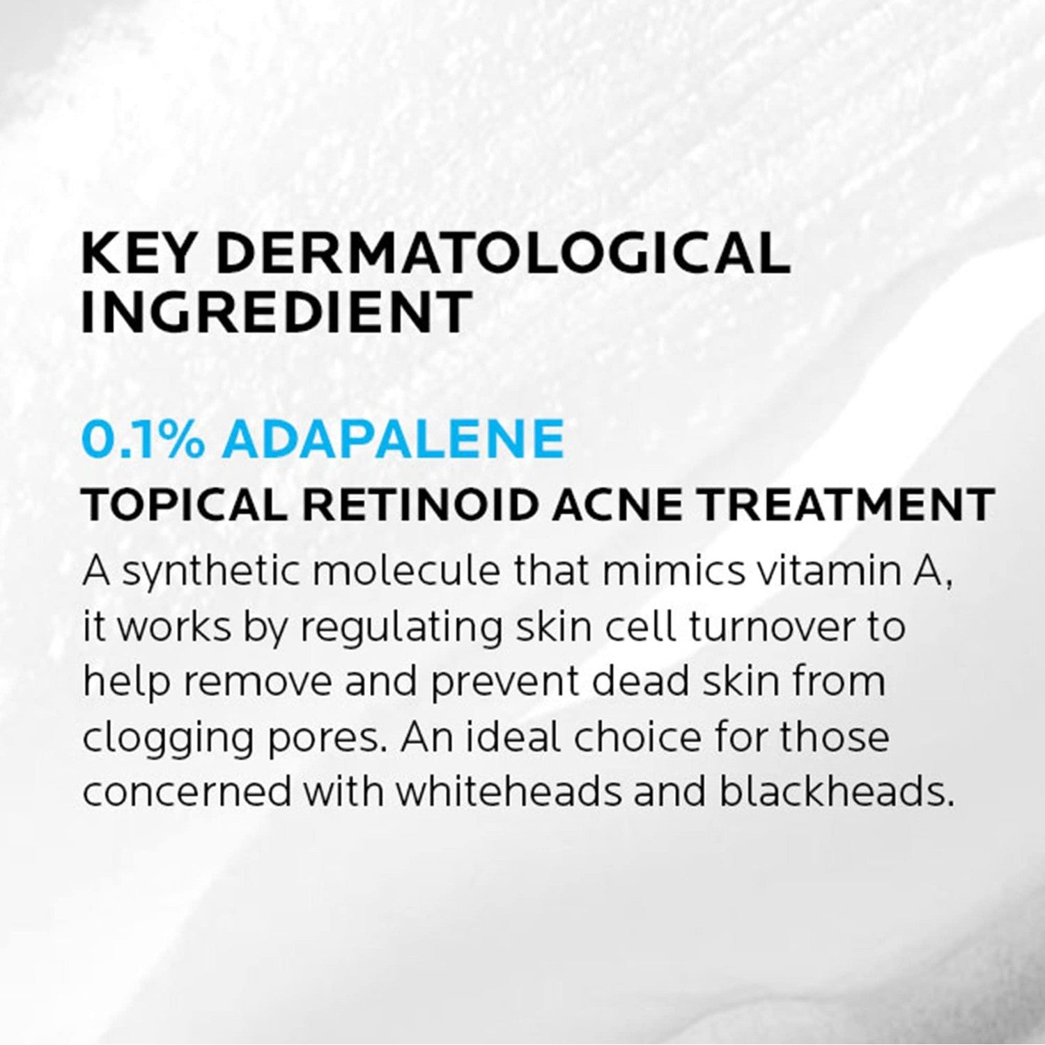 La Roche-Posay Effaclar Adapalene Gel 0.1% Acne Treatment, 1.6oz | Retinoid cream acne medication gel for blackheads and whiteheads. Oil free formula helps clear blemishes and clogged pores.